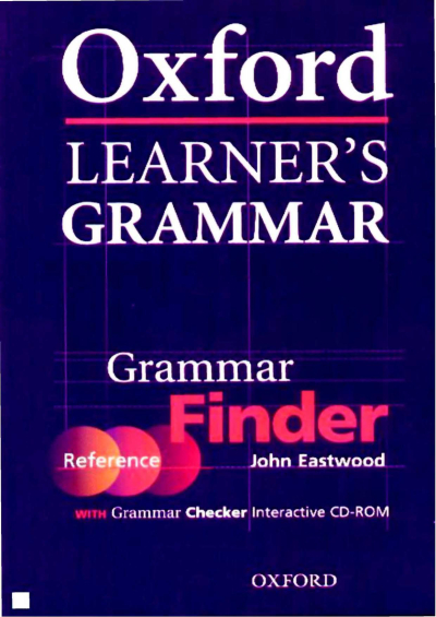 Oxford Learner's Grammar Grammar Finder FotokoPink