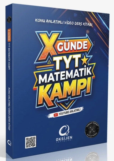 TYT X Günde Matematik Kampı Konu Anlatımlı Video Ders Kitabı Oksijen Yayınları FotokoPink