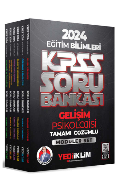 2024 KPSS Eğitim Bilimleri Tamamı Çözümlü Soru Bankası Modüler Set ÖYT-SINIF YÖN. MATERYAL TAS.