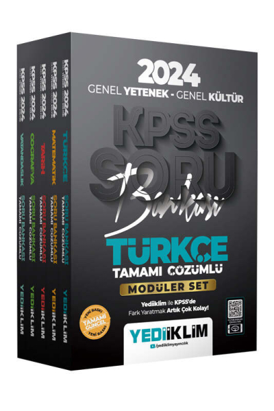 2024 KPSS GY GK Modüler Set Soru Bankası MATEMATİK FotokoPink