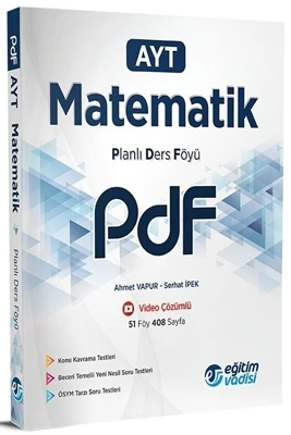 AYT Pdf Matematik Video Anlatım Destekli Eğitim Vadisi Yayınları FotokoPink