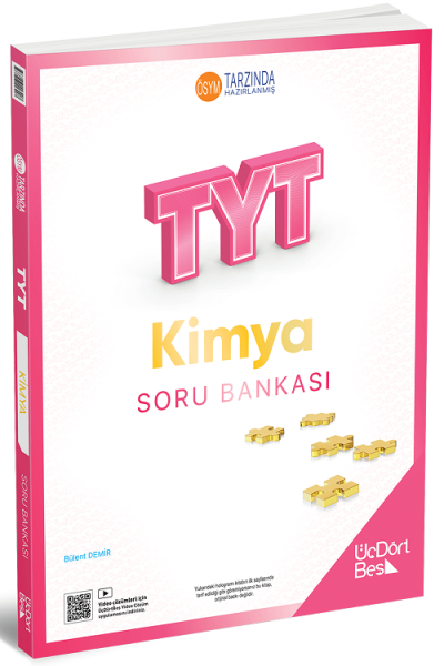 2026 TYT Kimya Soru Bankası Üç Dört Beş Yayınları