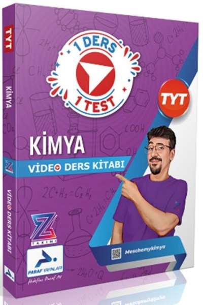 Meschemy Kimya Paraf Z Takımı TYT Kimya Video Ders Anlatım Kitabı Prf Paraf Yayınları FotokoPink