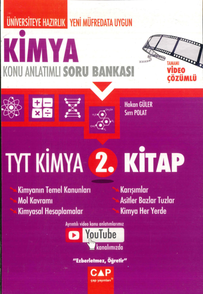 TYT KİMYA KONU ANLATIMLI SORU BANKASI 2. KİTAP