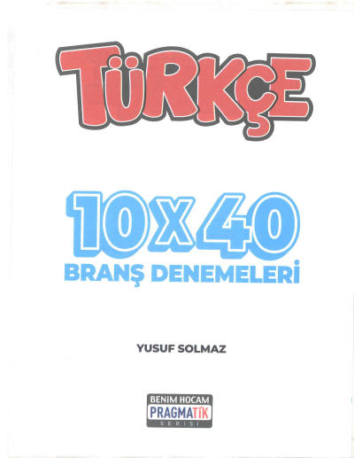 TYT Çevir Matematik 10 Deneme Çevir Türkçe 10 Deneme Pragmatik Serisi FotokoPink