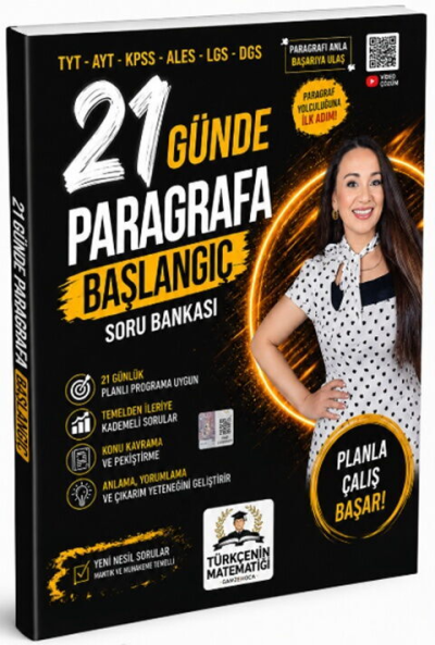 Türkçenin Matematiği 21 Günde Paragrafa Başlangıç Soru Bankası FotokoPink