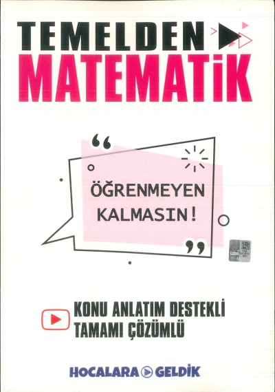 Temelden Matematik Öğrenmeyen Kalmasın Hocalara Geldik FotokoPink