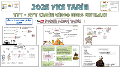 2025 SONER ARDIÇ TYT AYT TARİH NOTLARI FotokoPink