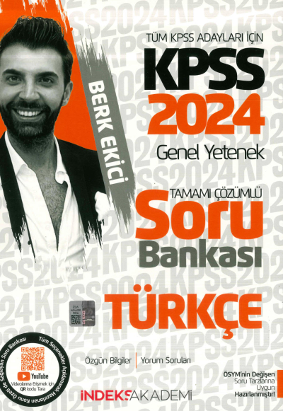 TÜRKÇE TAMAMI ÇÖZÜMLÜ SORU BANKASI İNDEKS AKADEMİ BERK EKİCİ