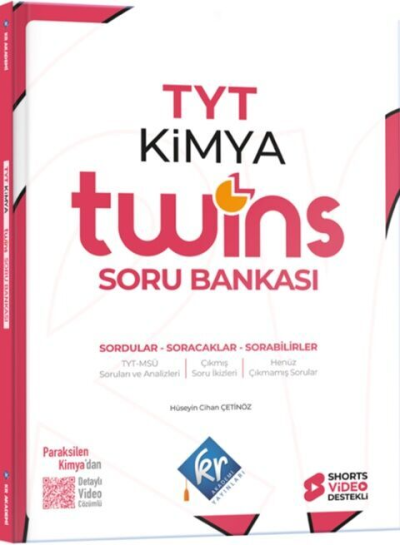 TYT Twins Kimya Soru Bankası KR Akademi Yayınları FotokoPink