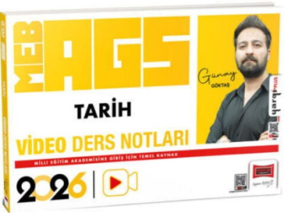 2026 MEB-AGS Öğretmen Adayları İçin Tarih Video Ders Notları Yargı Yayınevi FotokoPink