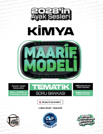 Üniversiteye Hazırlık Kimya Ders Platosu Maarif Modeli Tematik Soru Bankası Çap Yayınları FotokoPink