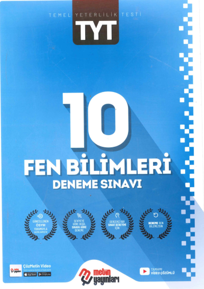 TYT Fen Bilimleri 10 Deneme FotokoPink