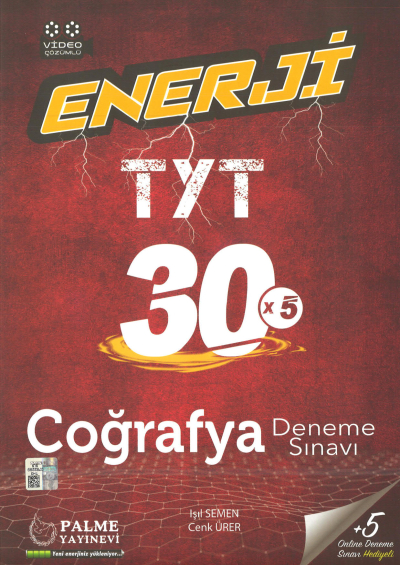 TYT Coğrafya Enerji 30 x5 Deneme Sınavı