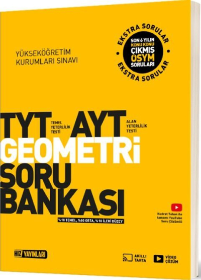 TYT AYT Geometri Soru Bankası Hız Yayınları FotokoPink