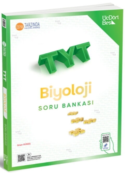 2027 Model TYT Biyoloji Soru Bankası Üç Dört Beş Yayınları FotokoPink