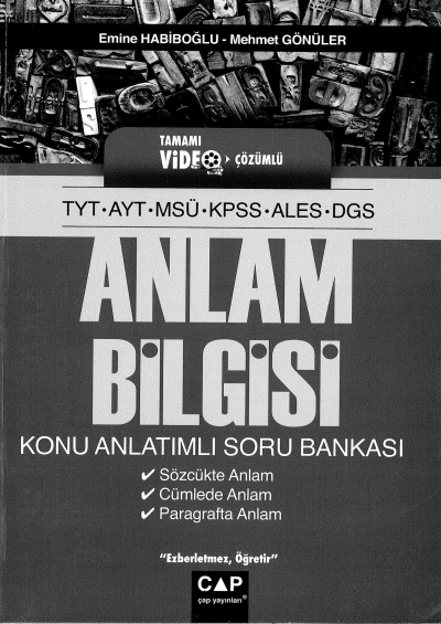Anlam Bilgisi Konu Anlatımlı Soru Bankası FotokoPink