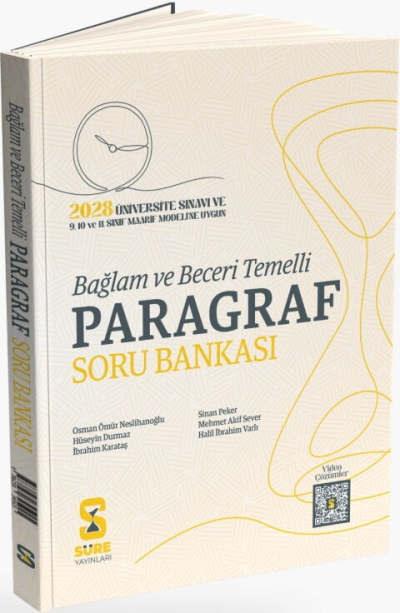 Paragraf Bağlam ve Beceri Temelli Soru Bankası Süre Yayınları FotokoPink