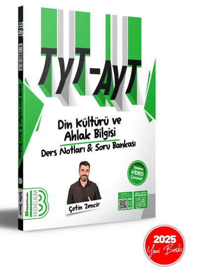 2025 TYT-AYT Din Kültürü ve Ahlak Bilgisi Ders Notları ve Tamamı Video Çözümlü Soru Bankası FotokoPink