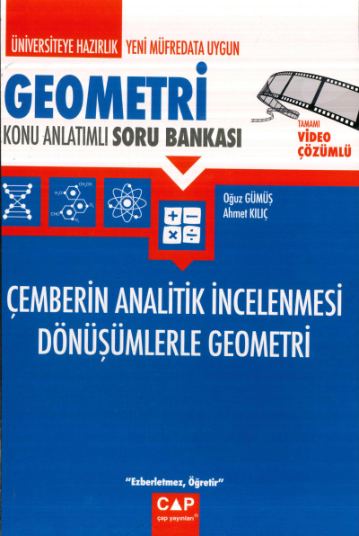 GEOMETRİ ÇEMBERİN ANALİTİK İNCELENMESİ DÖNÜŞÜMLERLE GEOMETRİ KONU ANLATIMLI SORU BANKASI FotokoPink