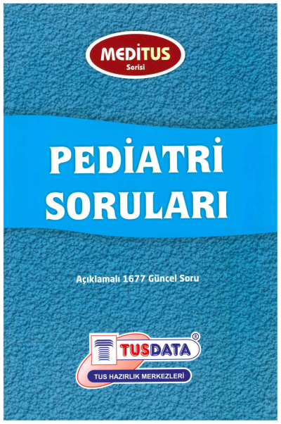 Pediatri Soruları Açıklamalı 1677 Güncel Soru Meditus Serisi TUSDATA FotokoPink