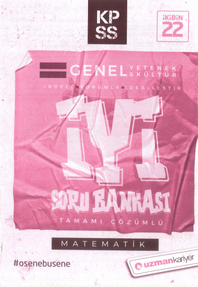 GY GK MATEMATİK İYİ ÇÖZÜMLÜ SORU BANKASI FotokoPink