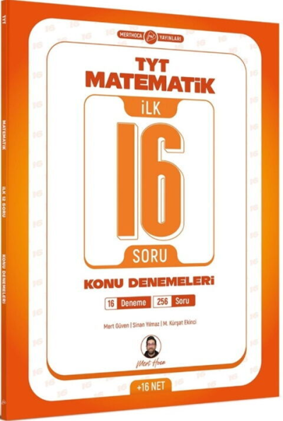 TYT Matematik İlk 16 Soru Konu Denemeleri Mert Hoca Yayınları FotokoPink