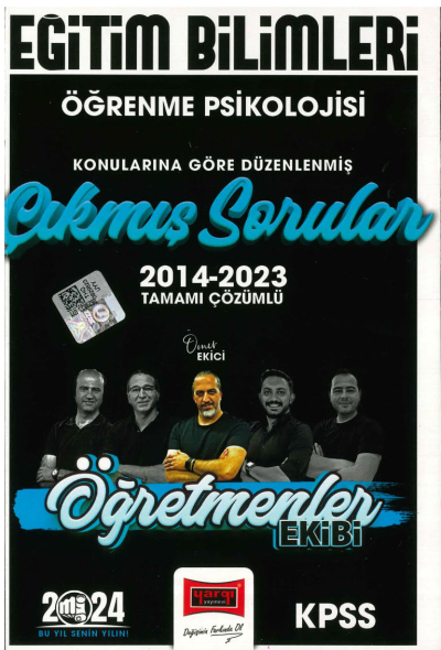 ÖĞRENME PSİKOLOJİSİ 2014-2023 TAMAMI ÇÖZÜMLÜ ÇIKMIŞ SORULAR (ÖĞRETMENLER EKİBİ) FotokoPink