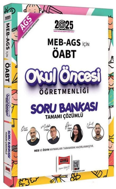 2025 MEB AGS İçin ÖABT Okul Öncesi Öğretmenliği Tamamı Çözümlü Soru Bankası Yargı Yayınları FotokoPink