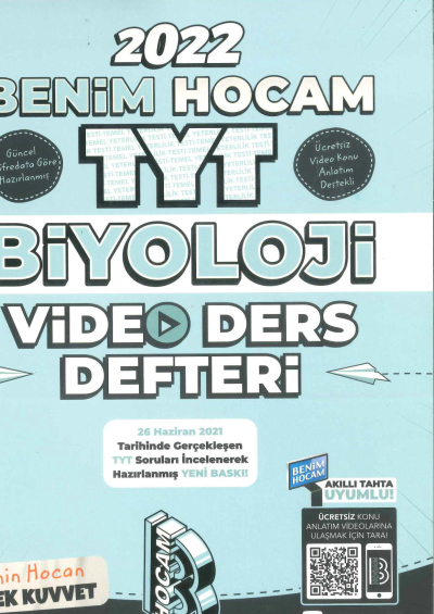 TYT Biyoloji Video Ders Notları
