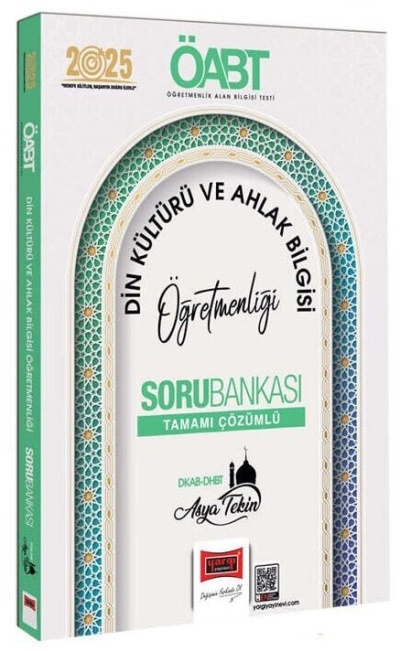 2025 ÖABT Din Kültürü ve Ahlak Bilgisi Öğretmenliği Tamamı Çözümlü Soru Bankası (Asya Tekin) Yargı Yayınları FotokoPink