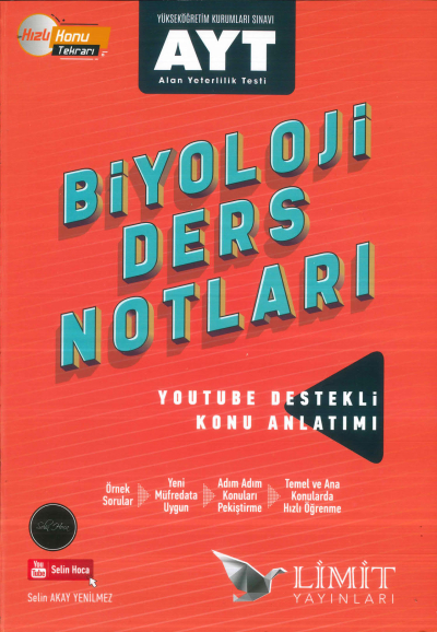 AYT Biyoloji Ders Notları Limit Yayınları