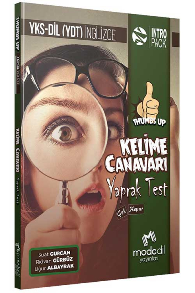 YKS-DİL Thumbs Up Kelime Canavarı Yaprak Test Modadil Yayınları FotokoPink