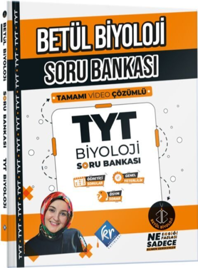 Betül Biyoloji TYT Biyoloji Soru Bankası KR Akademi Yayınları FotokoPink