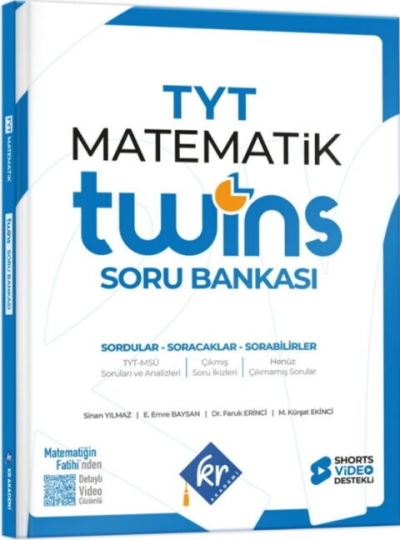 TYT Twins Matematik Soru Bankası KR Akademi FotokoPink