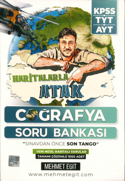 Haritalarla Atak Coğrafya Soru Bankası FotokoPink
