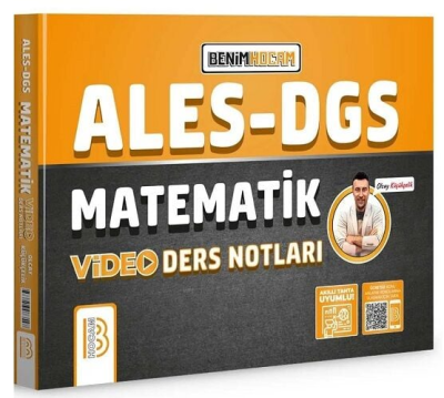 2025 ALES DGS Matematik Video Ders Notları Benim Hocam Yayınları FotokoPink