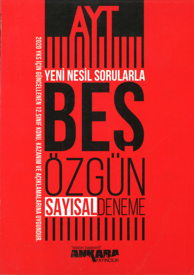 AYT Yeni Nesil Sorularla Sayısal 5 Özgün Deneme FotokoPink