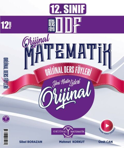 Mikro 12. Sınıf Matematik ODF Orijinal Ders Föyleri Orijinal Yayınları