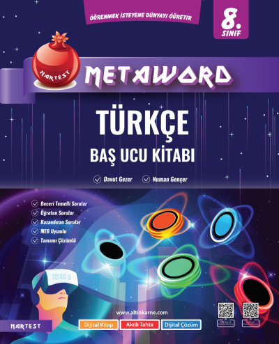 8. Sınıf Türkçe Metaword Baş Ucu Kitabı Nartest Yayınları FotokoPink