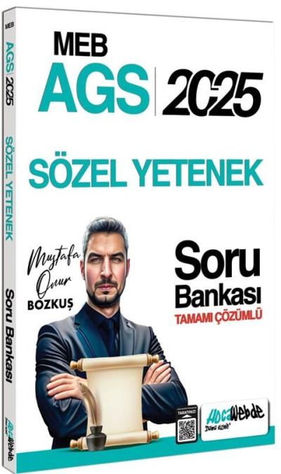 2025 MEB-AGS Sözel Yetenek Soru Bankası Çözümlü HocaWebde Yayınları FotokoPink