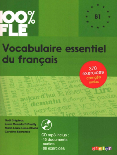 100% FLE Vocabulaire Essentiel Du Français B1 FotokoPink
