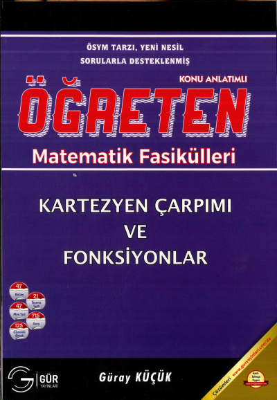 TYT-AYT ÖĞRETEN MATEMATİK KARTEZYEN ÇARPIMI VE FONKSİYONLAR KONU ANLATIMLI FotokoPink