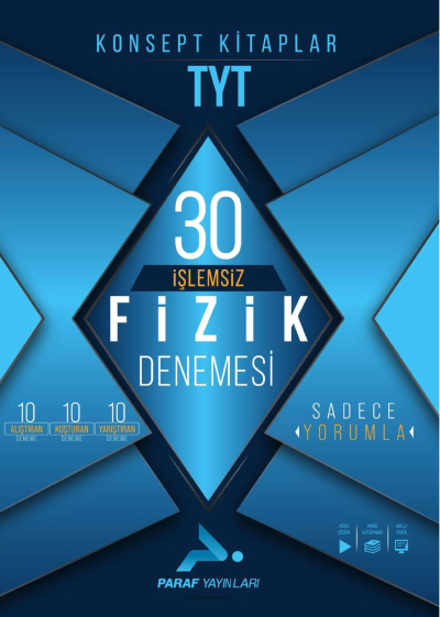 TYT İşlemsiz Fizik 30 Deneme Paraf Yayınları FotokoPink