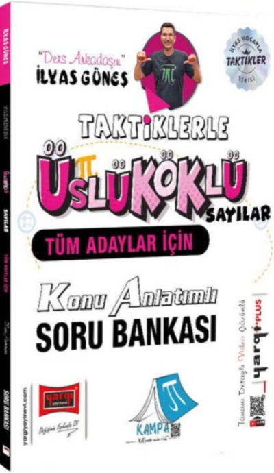 Tüm Adaylar İçin Taktiklerle Üslü Köklü Sayılar Konu Anlatımlı Soru Bankası Yargı Yayınları FotokoPink