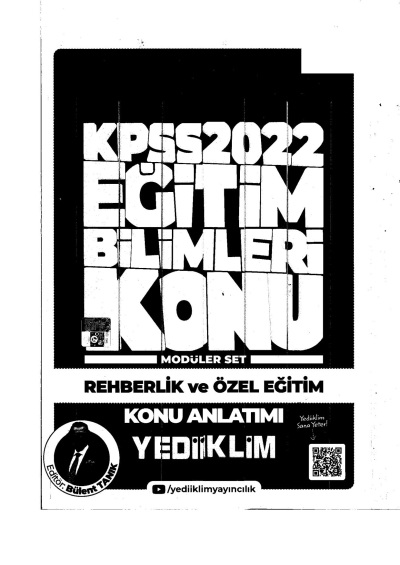 2022 KPSS Rehberlik ve Özel Eğitim Konu Anlatımı Modüler Set FotokoPink