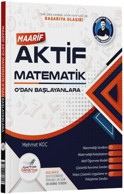 TYT Maarif Aktif Matematik 0 dan Başlayanlara Aktif Öğrenme FotokoPink