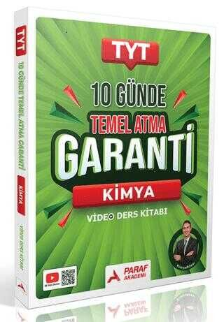 TYT Kimya 10 Günde Temel Atma Garanti Video Ders Kitabı Paraf Akademi Yayınları FotokoPink
