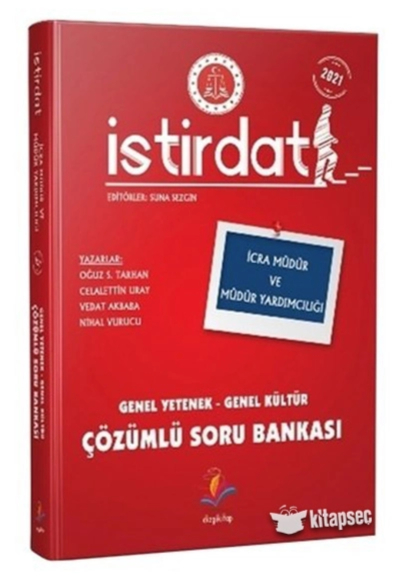 İSTİRDAT İCRA MÜDÜR VE MÜDÜR YARDIMCILIĞI GY-GK ÇÖZÜMLÜ SORU BANKASI FotokoPink