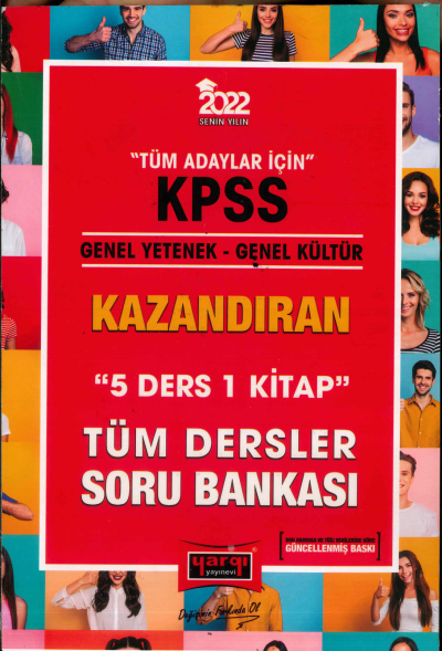 KAZANDIRAN SERİSİ TEK KİTAP GKGY SORU BANKASI 5 DERS 1 KİTAP FotokoPink